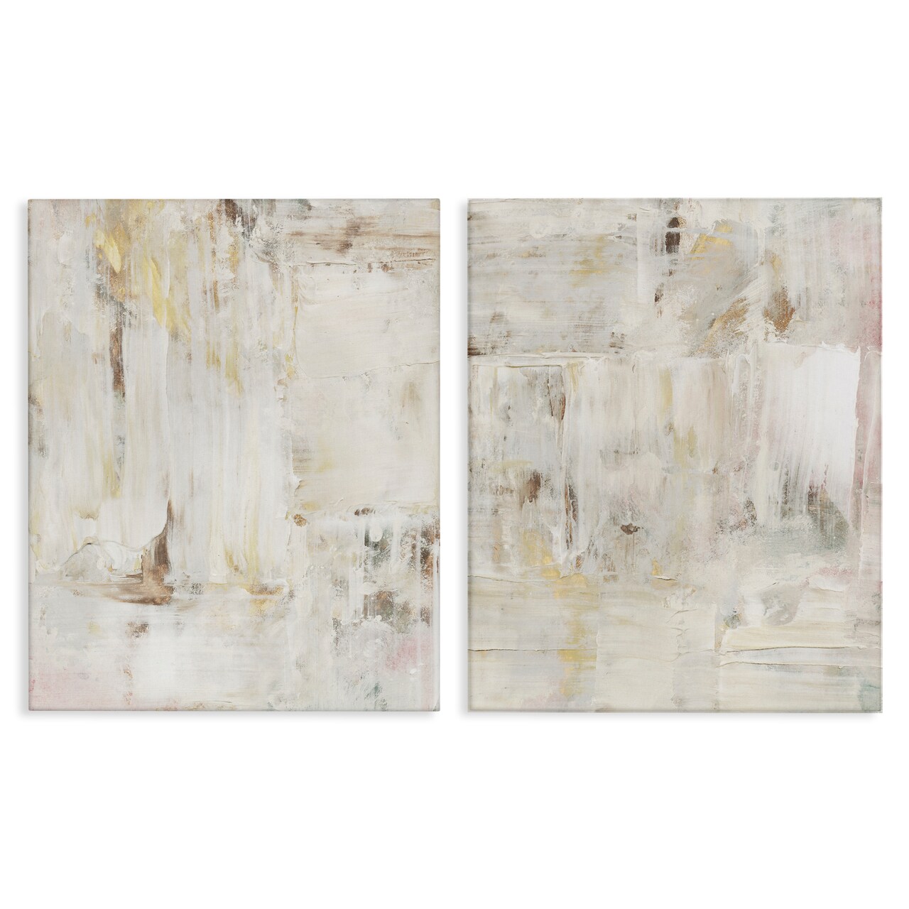Stupell Industries Contemporary Muted Abstracts 2pc Canvas Set Design by Victoria Barnes